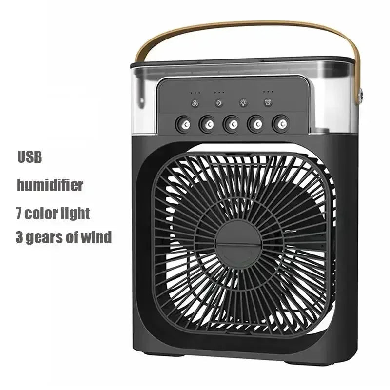 Mini Ventilador e Umidificador