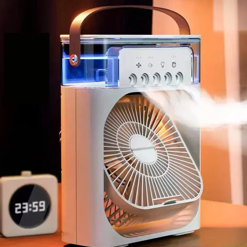 Mini Ventilador e Umidificador