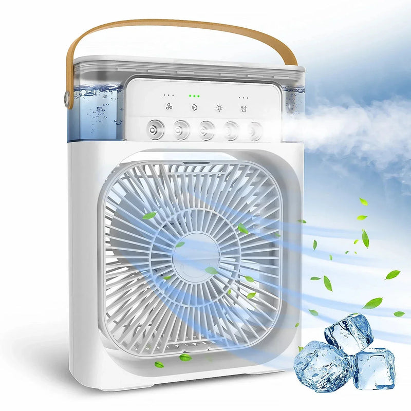 Mini Ventilador e Umidificador